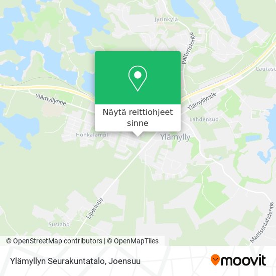 Ylämyllyn Seurakuntatalo kartta