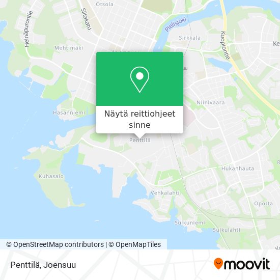 Penttilä kartta