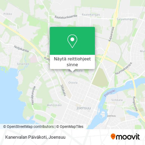 Kanervalan Päiväkoti kartta