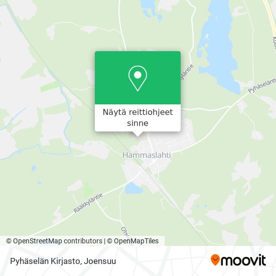 Pyhäselän Kirjasto kartta