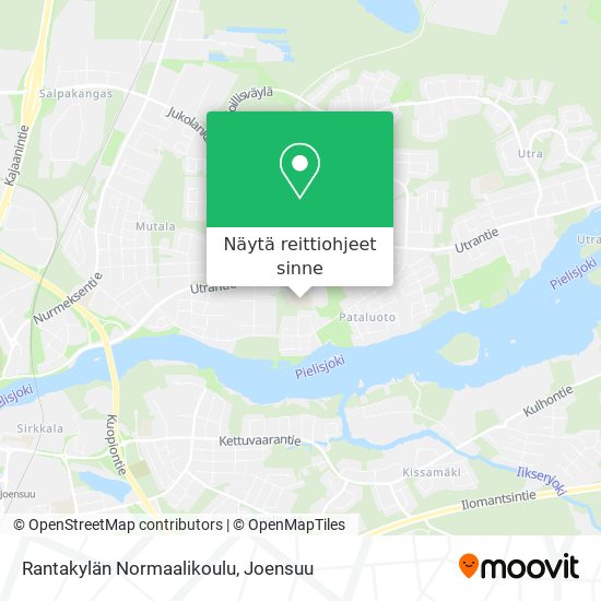 Rantakylän Normaalikoulu kartta