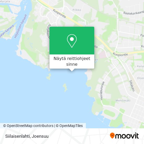 Siilaisenlahti kartta