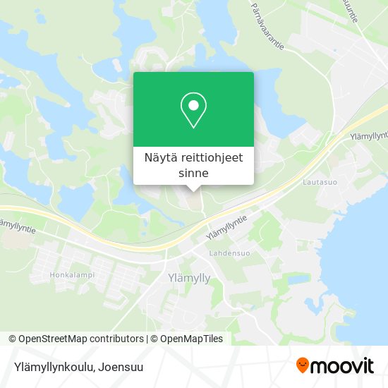 Ylämyllynkoulu kartta