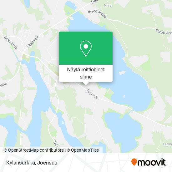 Kylänsärkkä kartta
