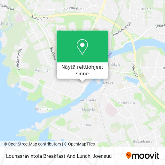 Lounasravintola Breakfast And Lunch kartta