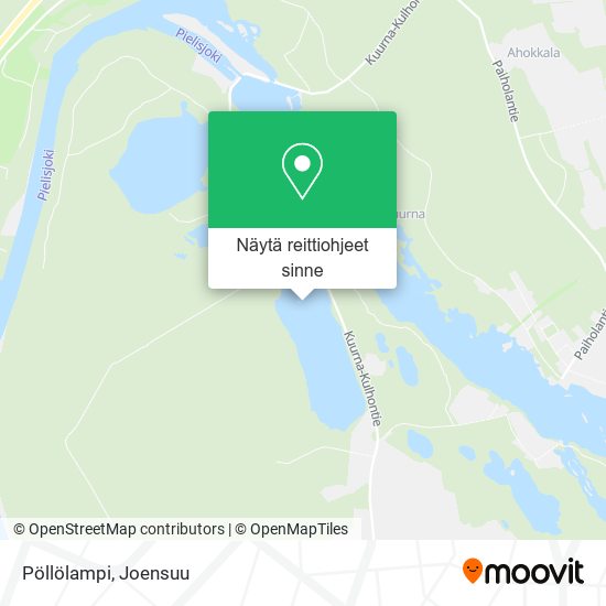 Pöllölampi kartta