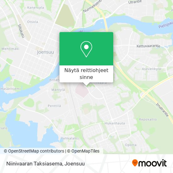 Niinivaaran Taksiasema kartta