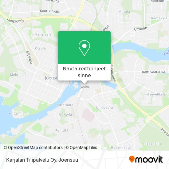 Karjalan Tilipalvelu Oy kartta