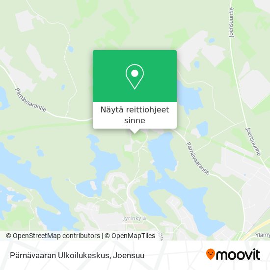 Pärnävaaran Ulkoilukeskus kartta