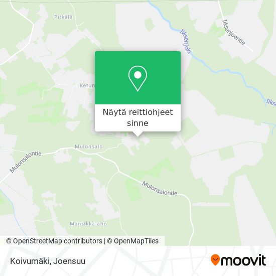 Koivumäki kartta