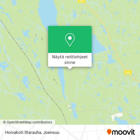 Hoivakoti Iltarauha kartta