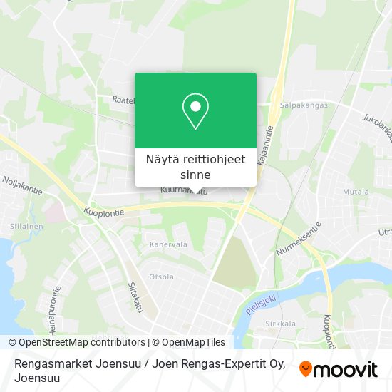 Rengasmarket Joensuu / Joen Rengas-Expertit Oy kartta