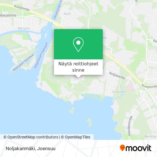 Noljakanmäki kartta