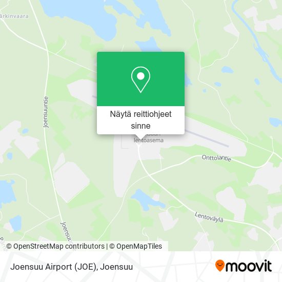 Joensuu Airport (JOE) kartta