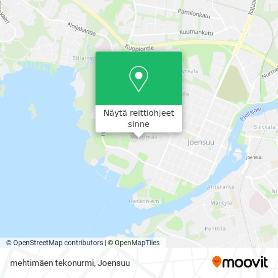 mehtimäen tekonurmi kartta