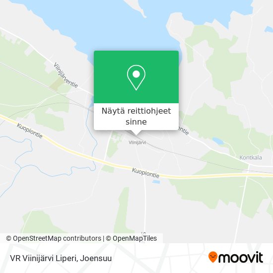 VR Viinijärvi Liperi kartta