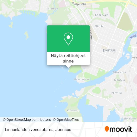 Linnunlahden venesatama kartta