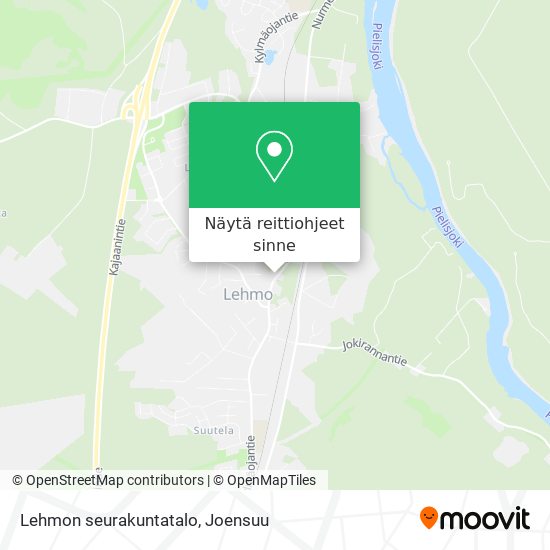 Lehmon seurakuntatalo kartta