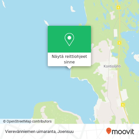 Vierevänniemen uimaranta kartta