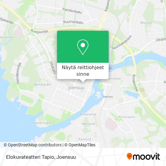 Elokuvateatteri Tapio kartta