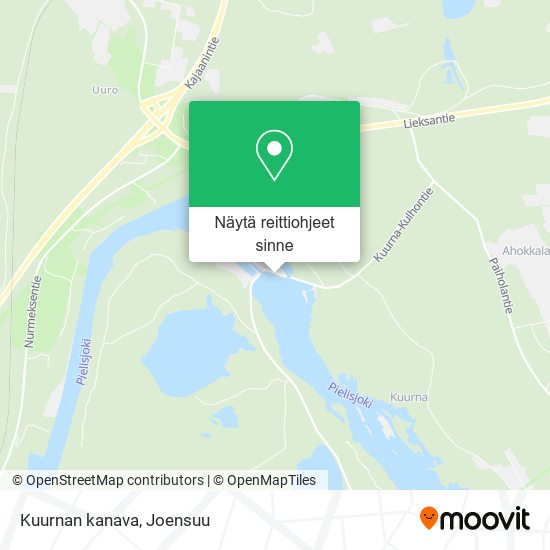 Kuinka päästä kohteeseen Kuurnan kanava paikassa Kontiolahti  kulkuvälineellä Bussi?