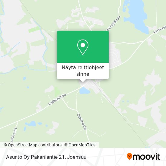 Asunto Oy Pakarilantie 21 kartta