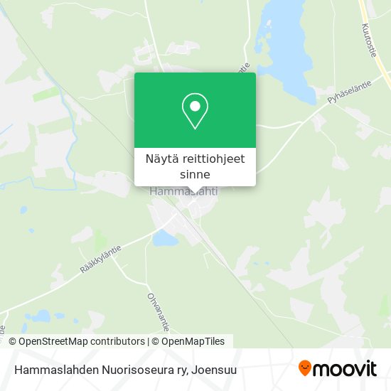 Hammaslahden Nuorisoseura ry kartta