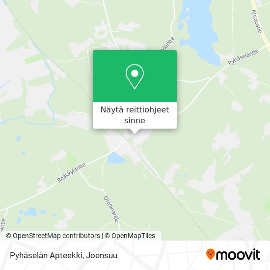 Pyhäselän Apteekki kartta