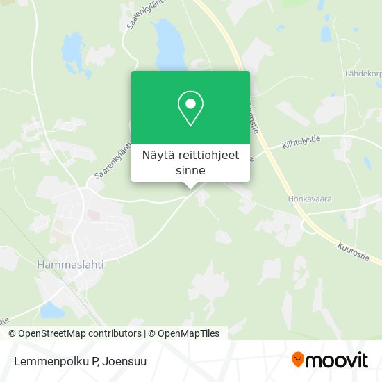 Lemmenpolku P kartta