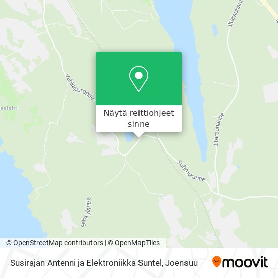 Susirajan Antenni ja Elektroniikka Suntel kartta