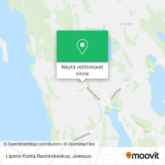 Liperin Kunta Ravintokeskus kartta