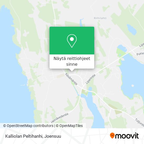 Kalliolan Peltihanhi kartta