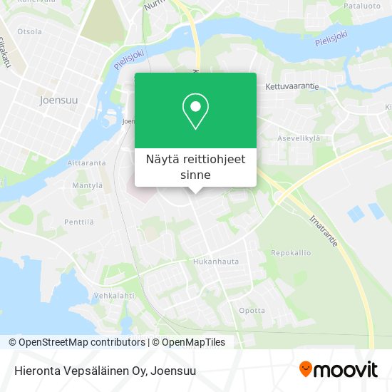 Hieronta Vepsäläinen Oy kartta