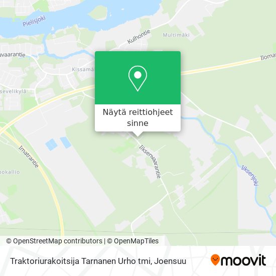 Traktoriurakoitsija Tarnanen Urho tmi kartta