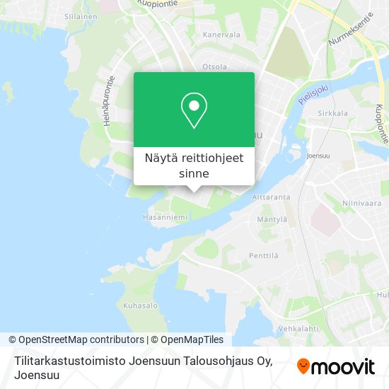 Tilitarkastustoimisto Joensuun Talousohjaus Oy kartta