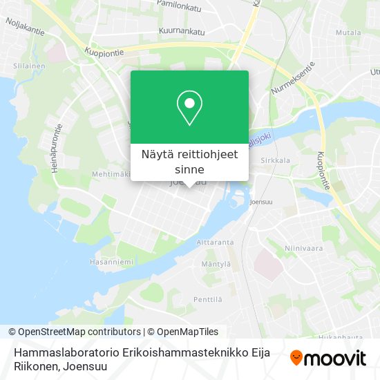 Hammaslaboratorio Erikoishammasteknikko Eija Riikonen kartta