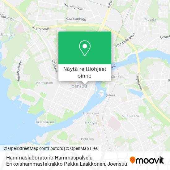 Hammaslaboratorio Hammaspalvelu Erikoishammasteknikko Pekka Laakkonen kartta