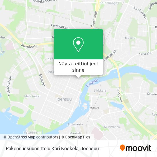 Rakennussuunnittelu Kari Koskela kartta