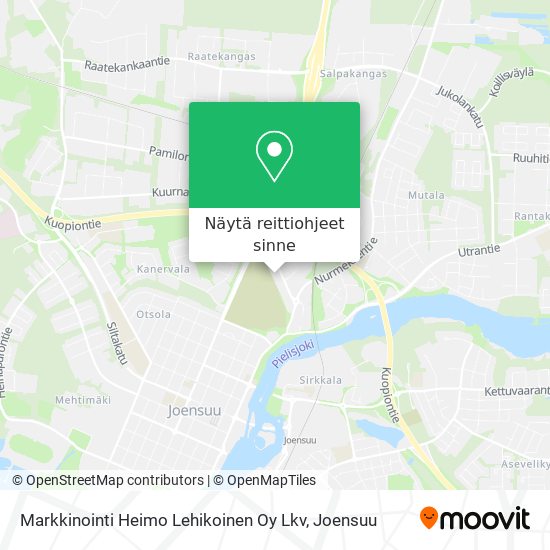 Markkinointi Heimo Lehikoinen Oy Lkv kartta
