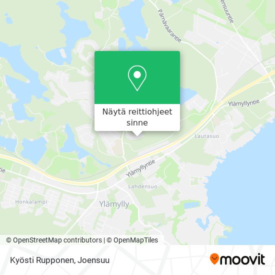 Kyösti Rupponen kartta