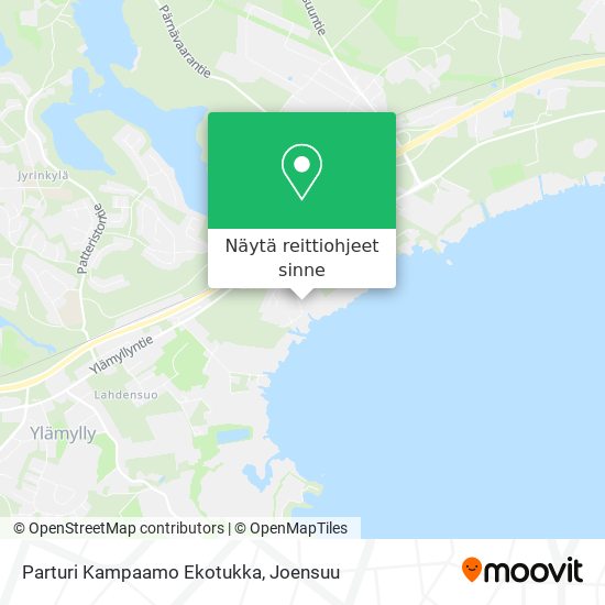 Parturi Kampaamo Ekotukka kartta
