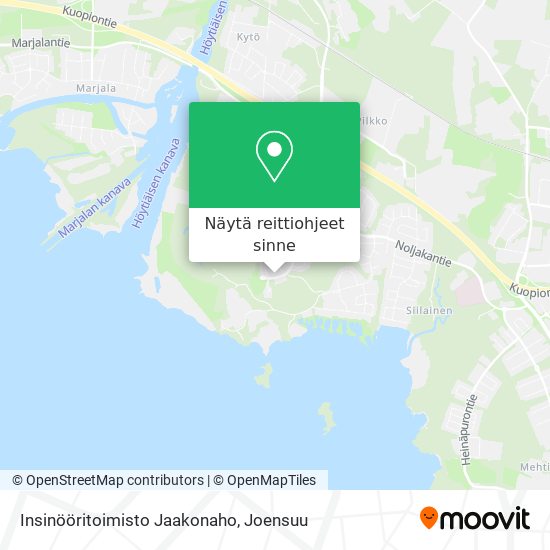 Insinööritoimisto Jaakonaho kartta