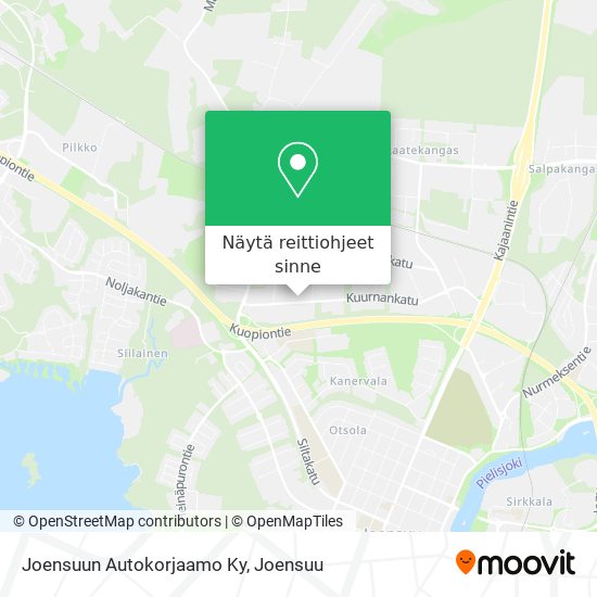 Joensuun Autokorjaamo Ky kartta