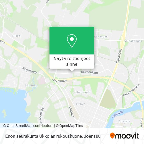 Enon seurakunta Ukkolan rukoushuone kartta