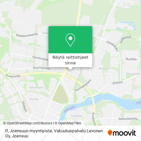 If, Joensuun myyntipiste, Vakuutuspalvelu Levonen Oy kartta