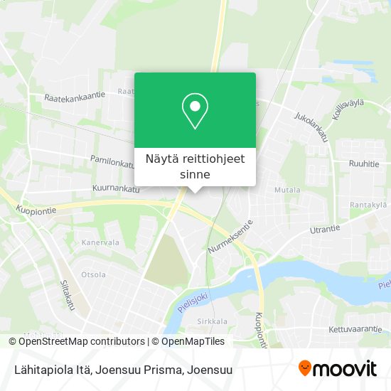 Lähitapiola Itä, Joensuu Prisma kartta