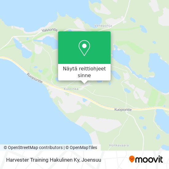 Harvester Training Hakulinen Ky kartta