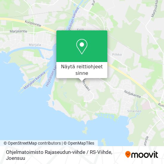 Ohjelmatoimisto Rajaseudun-viihde / RS-Viihde kartta