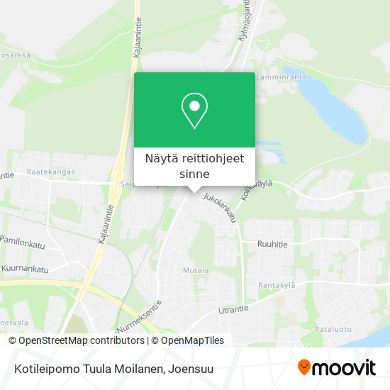 Kotileipomo Tuula Moilanen kartta