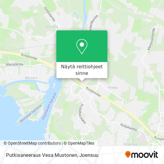 Putkisaneeraus Vesa Mustonen kartta